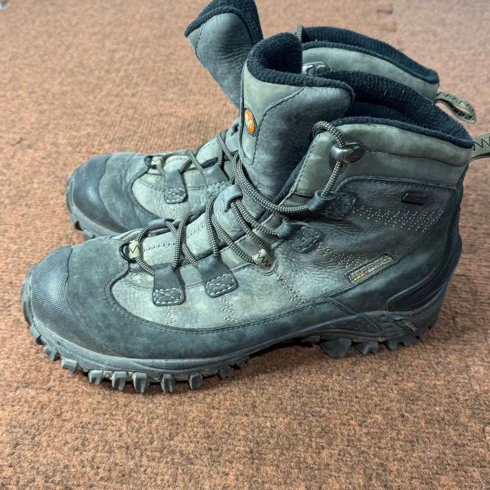 Merrell Quark 8 Waterproof Midnight Mens Hiking Boots Polartec Vibram J87921 9